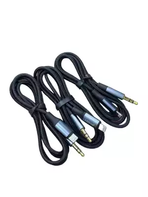 Кабель Jh001 Lightning – 3.5 mm аудиоразъём, 1 м